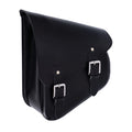 Longride, swingarm bag. Smooth, black leather