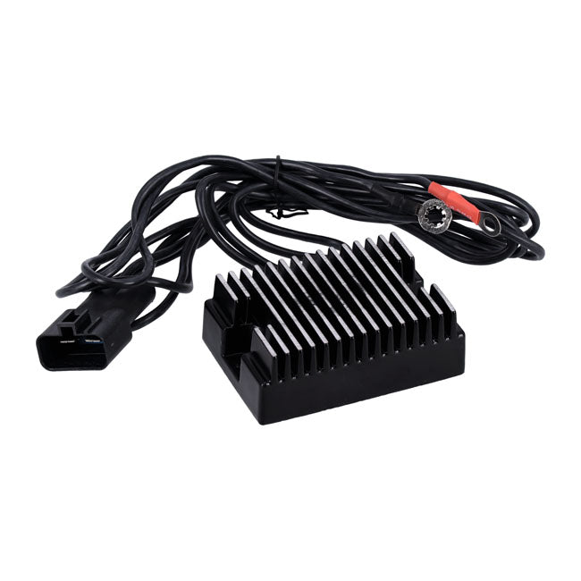 MCS, voltage regulator/rectifier. Black — 2000 Softail (NU)