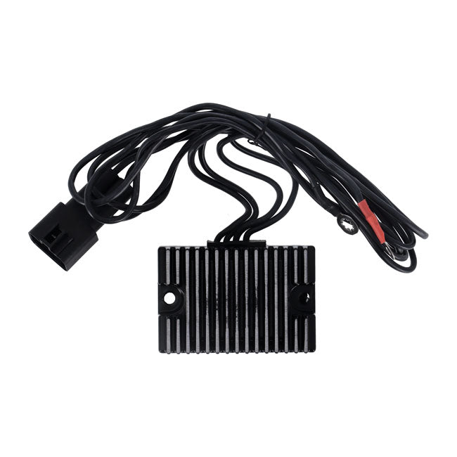 MCS, voltage regulator/rectifier. Black — 2000 Softail (NU)