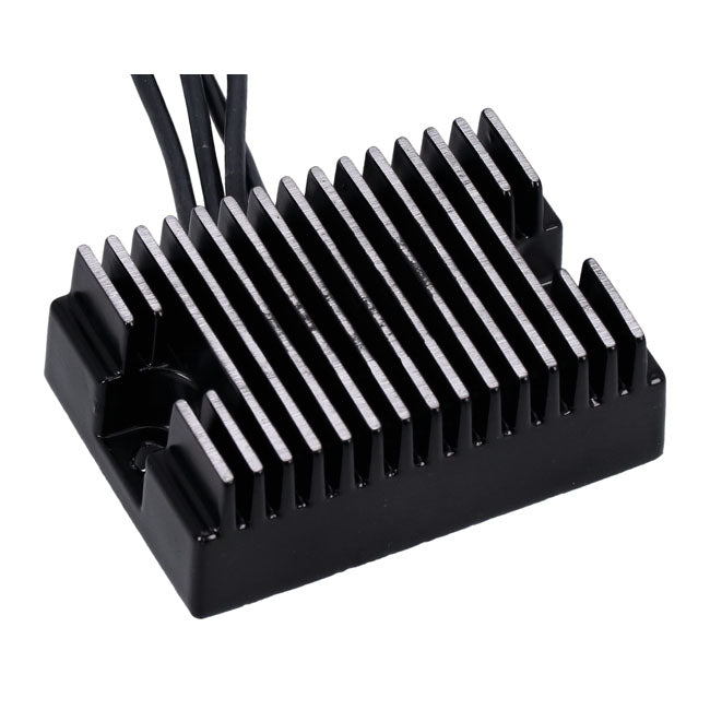 MCS, voltage regulator/rectifier. Black — 2000 Softail (NU)