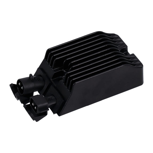 MCS, voltage regulator/rectifier. Black — 14-22 XL Sportster (NU)