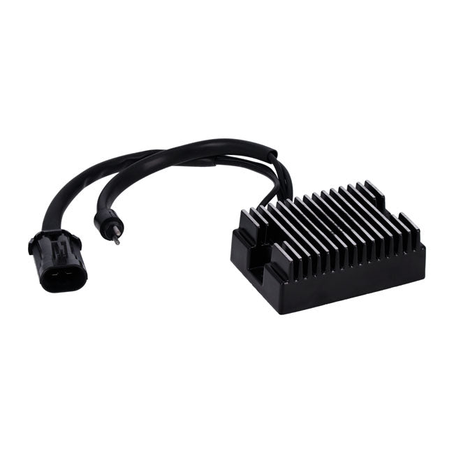 MCS, voltage regulator/rectifier. Black — 04-06 XL Sportster (NU)