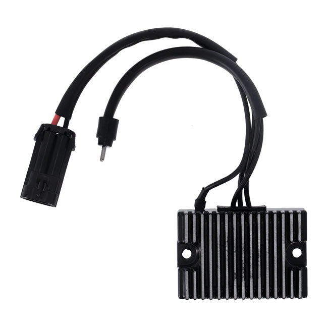 MCS, voltage regulator/rectifier. Black — 04-06 XL Sportster (NU)