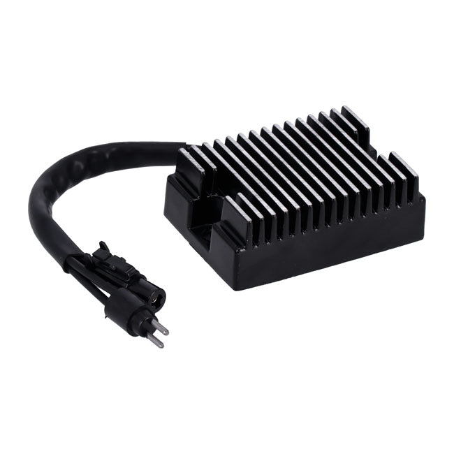 MCS, voltage regulator/rectifier. Black — 94-03 XL Sportster (NU)