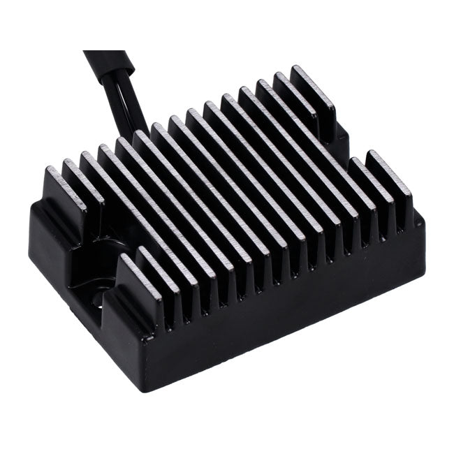MCS, voltage regulator/rectifier. Black — 94-03 XL Sportster (NU)