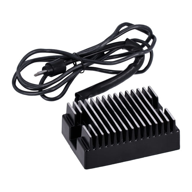 MCS, voltage regulator/rectifier. Black — 92-93 XL Sportster (NU)