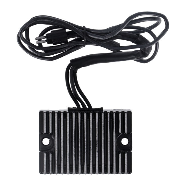 MCS, voltage regulator/rectifier. Black — 92-93 XL Sportster (NU)