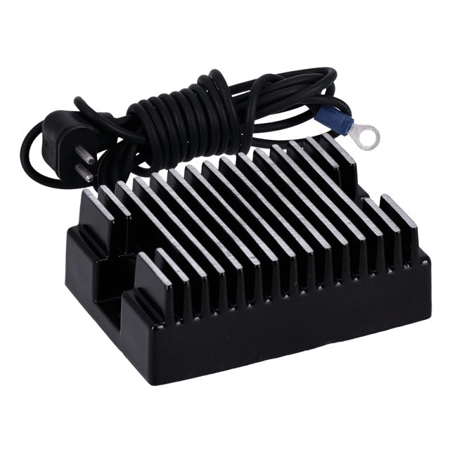 MCS, voltage regulator/rectifier. Black — 81-88 Big Twin (NU)