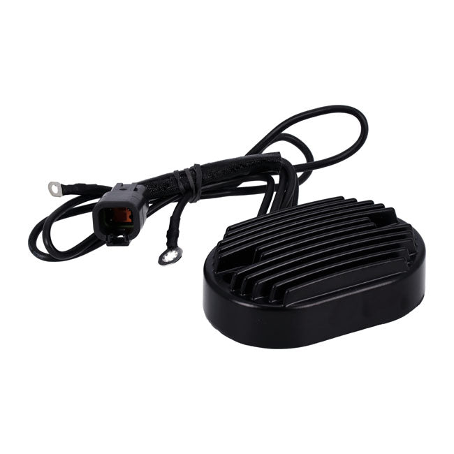 MCS, voltage regulator/rectifier. Black — 01-06 Softail (NU)