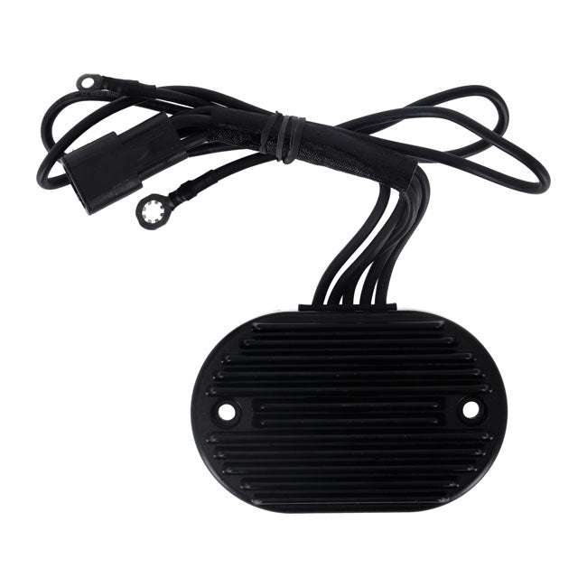 MCS, voltage regulator/rectifier. Black — 01-06 Softail (NU)
