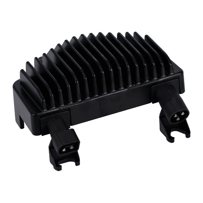 MCS, voltage regulator/rectifier. Black — 08-17 Dyna (NU)