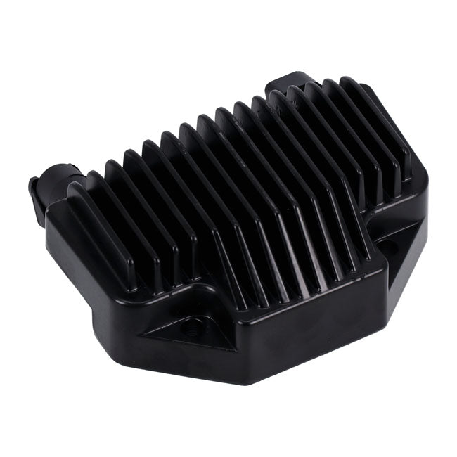 MCS, voltage regulator/rectifier. Black — 08-17 Dyna (NU)