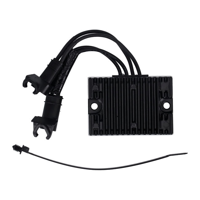 MCS, voltage regulator/rectifier. Black — 07-08 XL Sportster (NU)