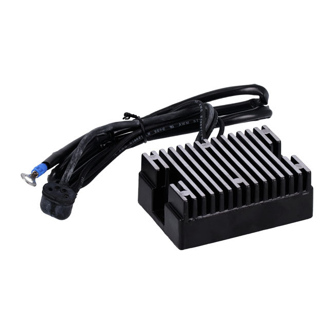 MCS, voltage regulator/rectifier. Black — 70-75 Big Twin (NU)