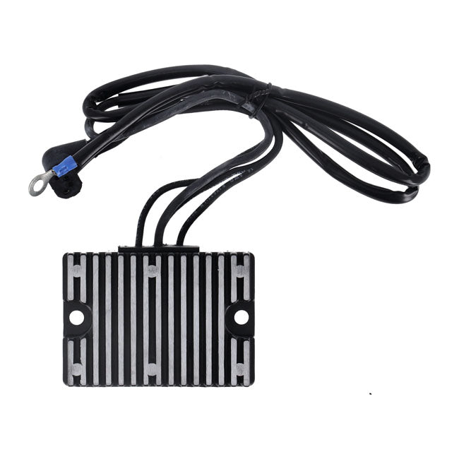 MCS, voltage regulator/rectifier. Black — 70-75 Big Twin (NU)