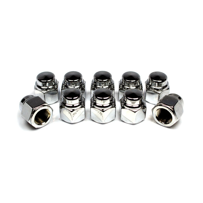 Colony, cap nuts 1/2-20 chrome plated