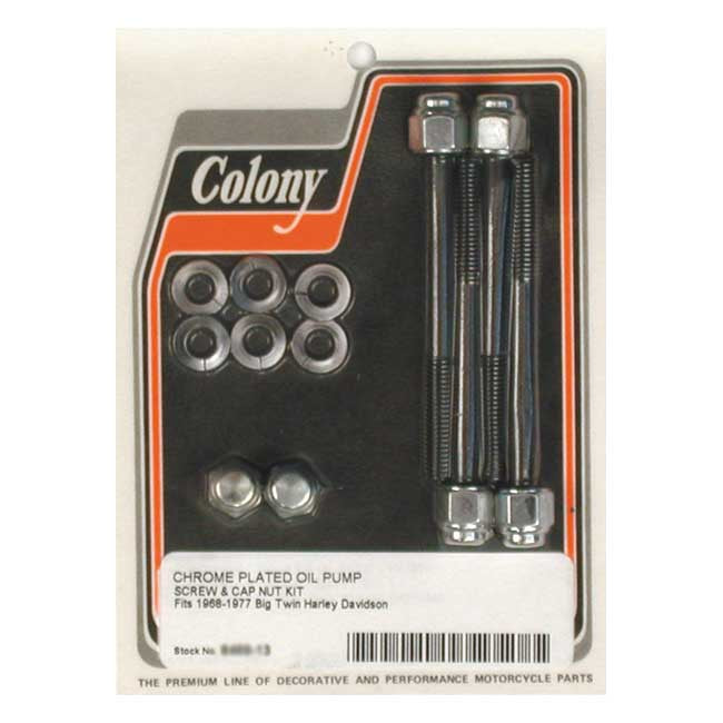 Colony oil pump mount kit — 68-79 Big Twin (NU)