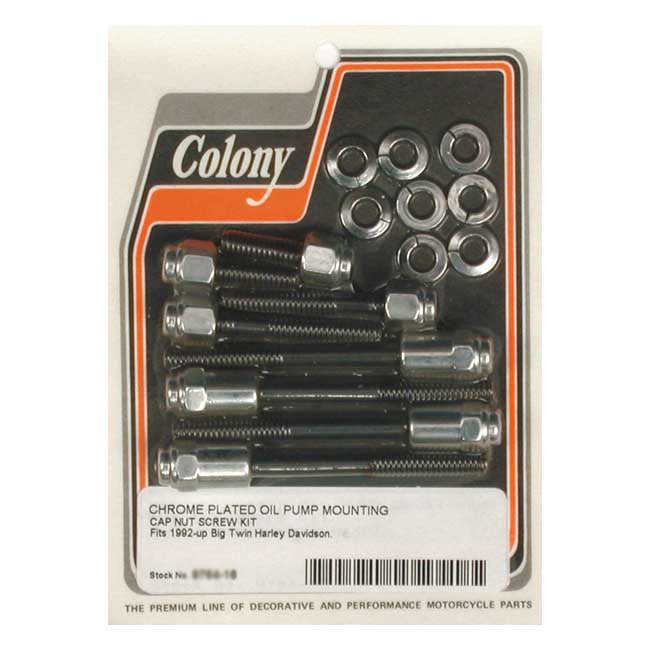 Colony oil pump mount kit — 92-99 Big Twin (NU) (Excl. TC)