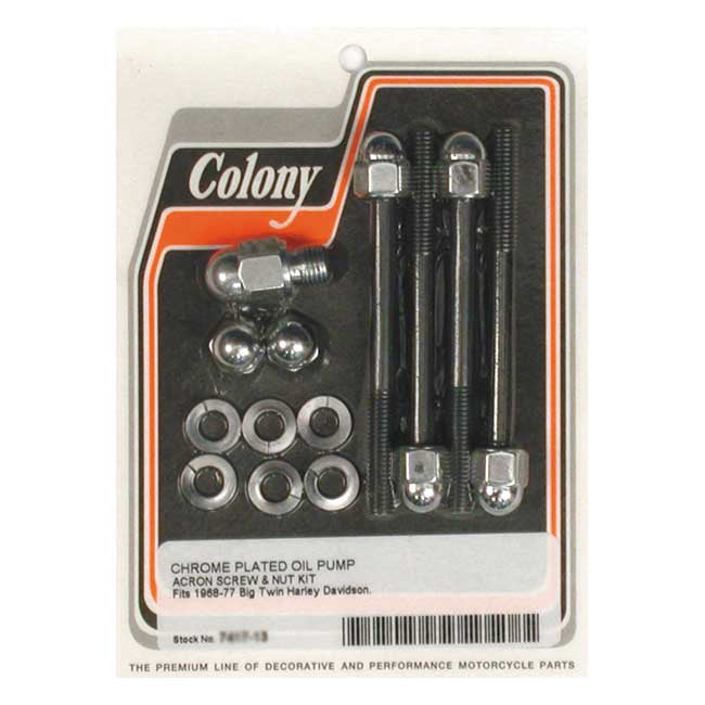 Colony oil pump mount kit acorn — 68-78 Big Twin (NU)