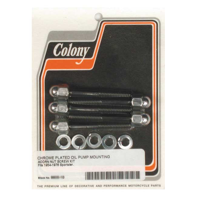 Colony oil pump mount kit acorn — 54-76 XL Sportster (NU)