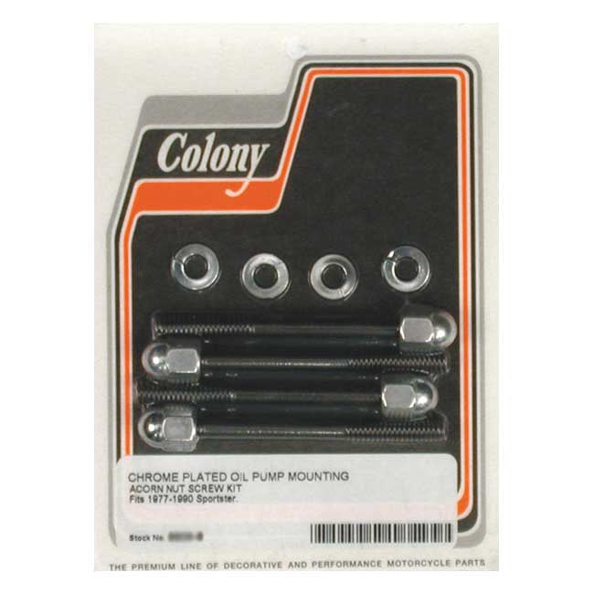 Colony oil pump mount kit acorn — 77-90 XL Sportster