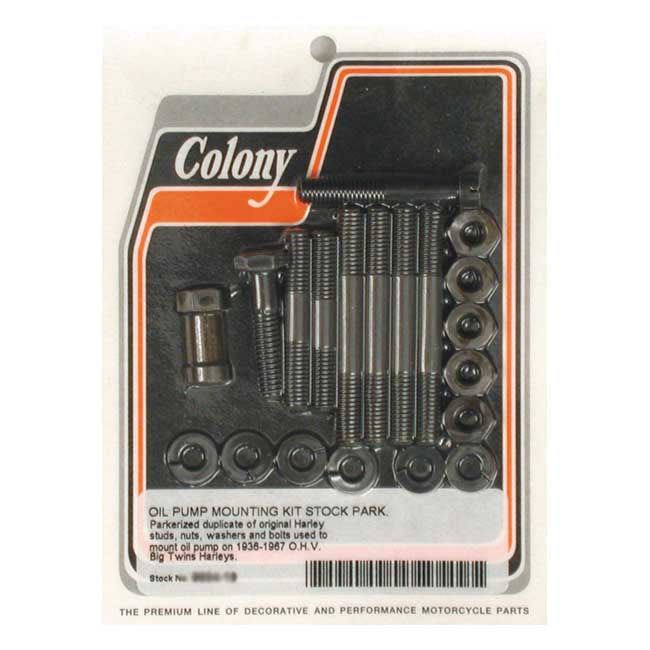 Colony oil pump mount kit OEM style — 36-67 Big Twin (NU)