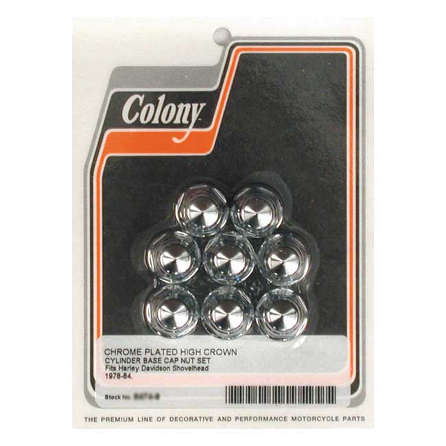 Colony cyl base nut kit — 79-84 1340CC Big Twin (NU)