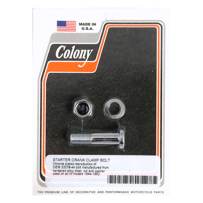 Colony kickstarter arm bolt kit — 44-52 WL; 44-64 G; L1942 WLA (NU)