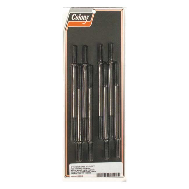 Colony cylinder stud set (8-pack) — 99-17 Twin Cam (NU)