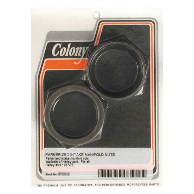 Colony manifold nuts, plumber style — 32-73 45" Flathead (excl. 40-46 WLD and 53-54 Servi-Car) (NU)