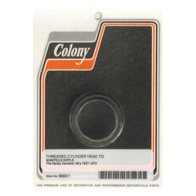 Colony, manifold inlet nipple — 32-73 45" Flathead (Excl. 40-46 WLD and 53-54 Servi-Car) (NU)