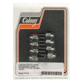 Colony, tappet block mount kit. Acorn, chrome — 36-E76 Big Twin (Excl. Flathead Big Twin) (NU)