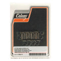 Colony, tappet block mount kit. OEM style, black — 30-E53 Big Twin; 37-73 45" Flathead (NU)