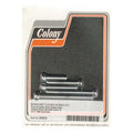 Colony, sprocket cover mount kit. Chrome — 77-80 XL Sportster (NU)