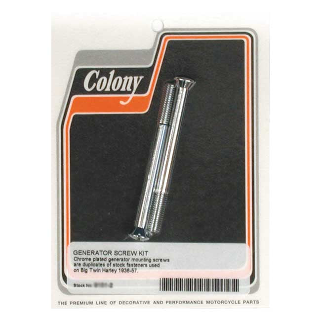 Colony generator mount kit, OEM style — 36-57 OHV Big Twin (NU)