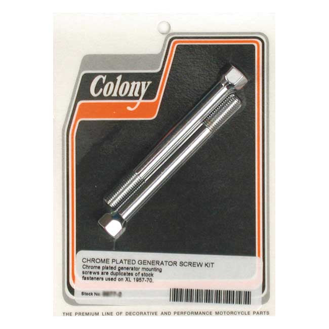 Colony generator mount kit, OEM style — 57-70 XL Sportster (NU)