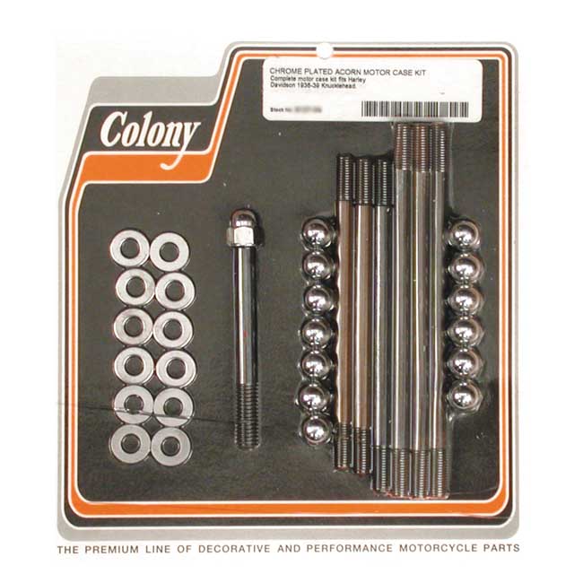 Colony crankcase bolt kit — 36-39 Knucklehead (NU)