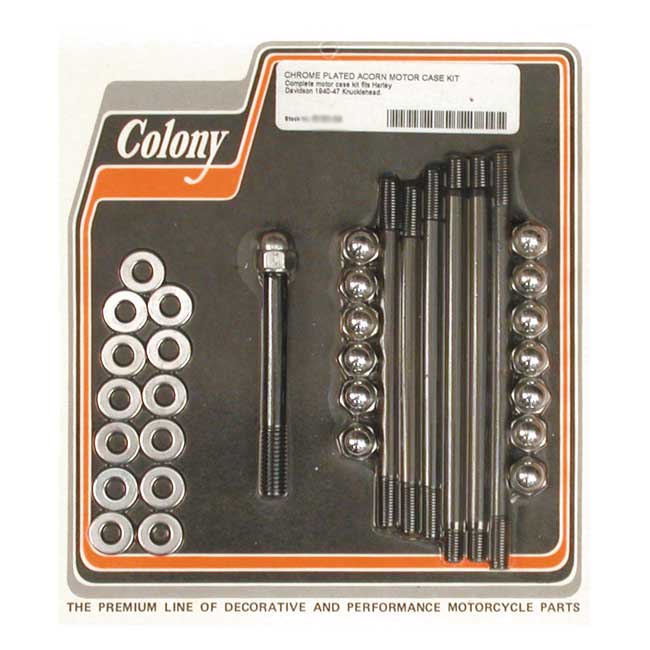 Colony crankcase bolt kit — 40-47 KNUCKLE (NU)