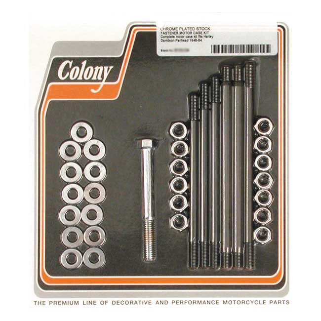 Colony crankcase bolt kit — 48-64 PANHEAD (NU)