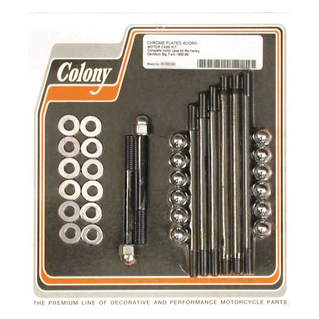 Colony crankcase bolt kit — 66-69 PAN & EARLY SHOVEL (NU)