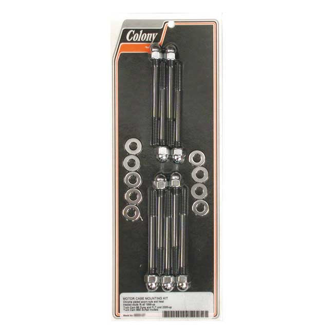 Colony crankcase bolt kit — 99-17 Twin Cam A/B (NU)