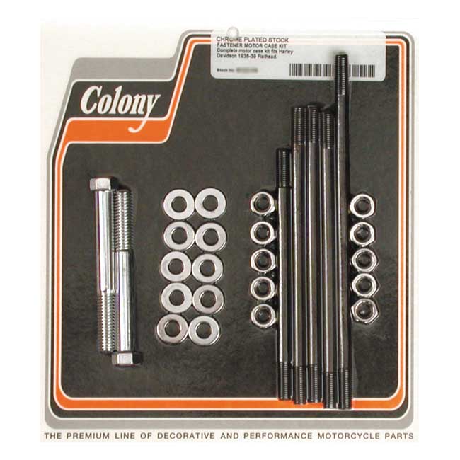 Colony crankcase bolt kit — 36-39 74/80" SV (NU)