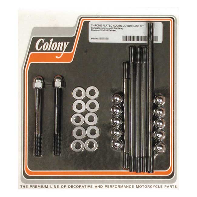 Colony crankcase bolt kit — 36-39 74/80" SV (NU)