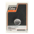 Colony, transmission fill plug. OEM round slotted — 36-86 4 speed Big Twin (NU)