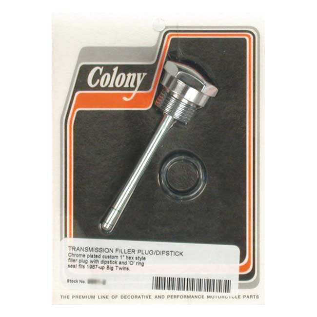 Colony, transmission fill plug. Domed hex style — 87-06 5-speed Big Twin (NU)