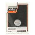 Colony, transmission fill plug. OEM round slotted — 36-86 4 speed Big Twin (NU)