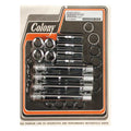 Colony, XL multiple-parts pushrod cover conversion kit — 91-03 XL Sportster. With OEM one-piece or custom adjustable pushrods. Requires 989341 adapter kit (NU)