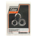 Colony axle nut & washer kit — 73-UP FX; 79-UP XL Sportster (Excl. wide glide models)