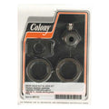 Colony rear axle nut & lock kit — 30-36 74"/80" VL Big Twin Flatheads (NU)