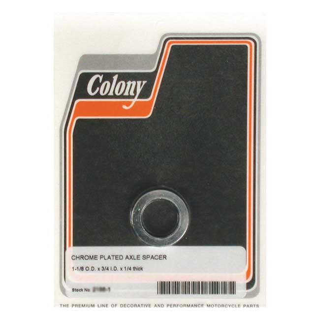 Colony univ. Axle spacer 1/4" long